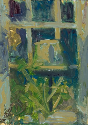  Apartment Study 2000 acrylic on paper 12in x 8.75in