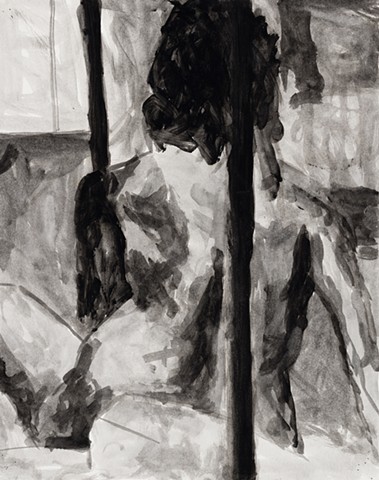 Figure Creative Alliance Baltimore 2002 ink on paper 17in x 13.5in