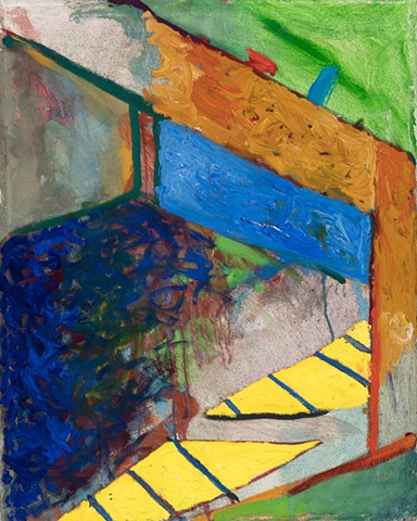 Holocaust museum 2001 oil on canvas 30in x 24in