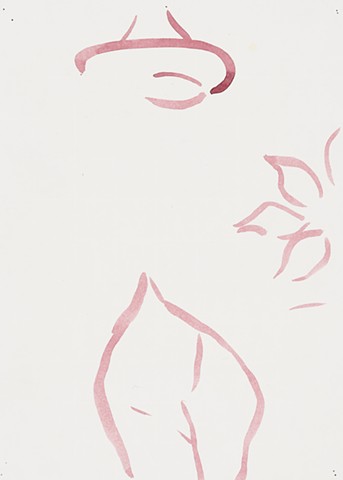  Apartment Study 2000 acrylic on paper 12in x 8.75in