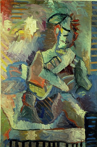 Matthew 1988 oil on canvas 72in x 48in