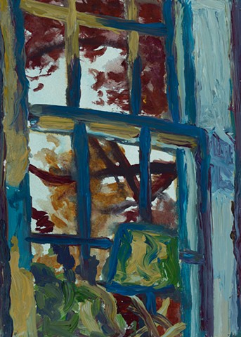  Apartment Study 2000 acrylic on paper 12in x 8.75in