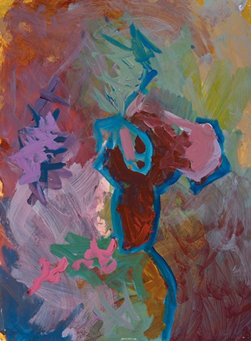 Medical Student 1997  acrylic on Stonehenge 30in x 22in