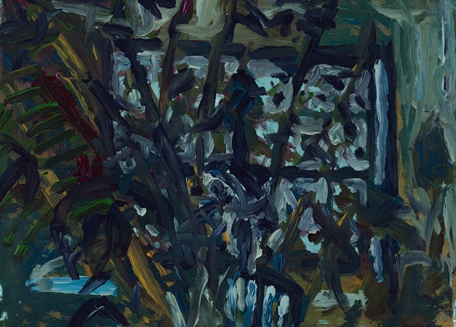 Apartment Study 2000 acrylic on paper 8.75in x 12in