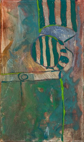 Holocaust museum 2001 oil on canvas 30in x 18in