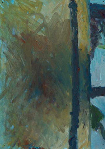  Apartment Study 2000 acrylic on paper 12in x 8.75in