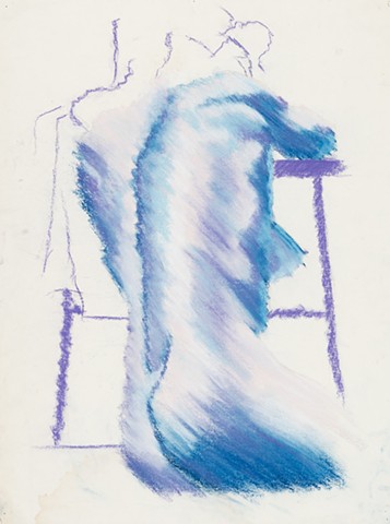 Figure 1984 pastel on paper 24in x 18in