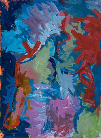 Medical Student 1997 acrylic on Stonehenge 30in x 22in