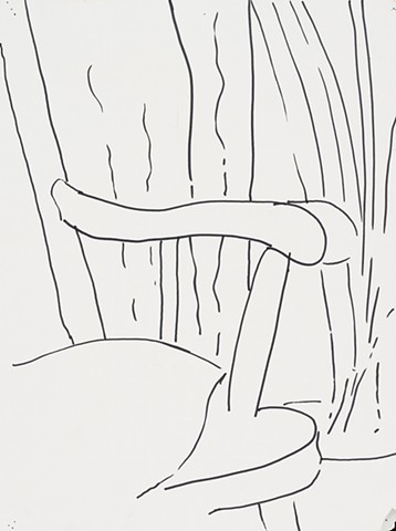 Apartment Study 2000 sharpie on paper 14in x 10.5in