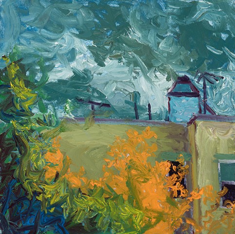 autumn 1 2001 oil on canvas 18in x 18in