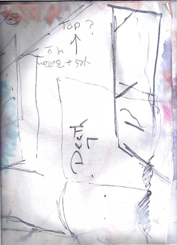 Discharge documents 2011 graphite, ink  on paper 8.5 x 11