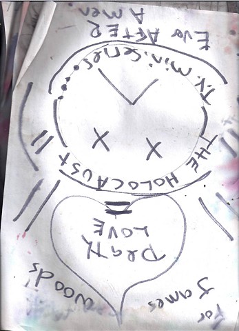 Discharge documents 2011 graphite on paper 8.5 x 11