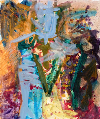 Avedon (maga followers ) 2022 oil on canvas 36in x 30in