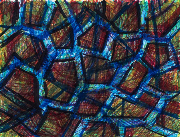 WBI 2015 marker on paper 9.25in x 12in