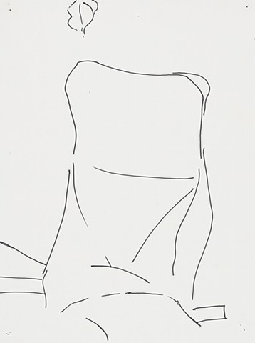 Apartment Study 2000 sharpie on paper 14in x 10.5in