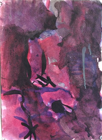 Matthew 1988 ink on paper 14in x 12 in approx