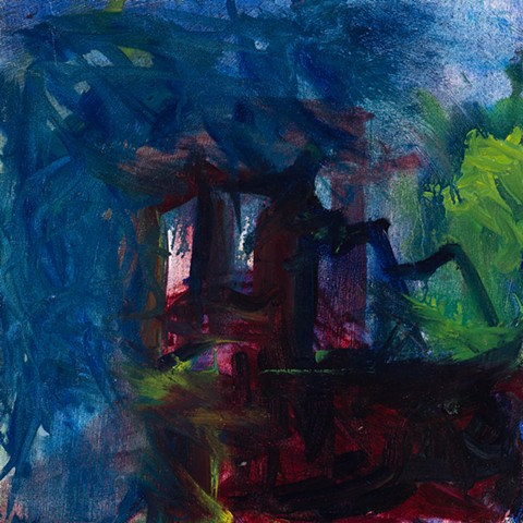 Autumn 3 2001 oil on canvas 18in x 18in