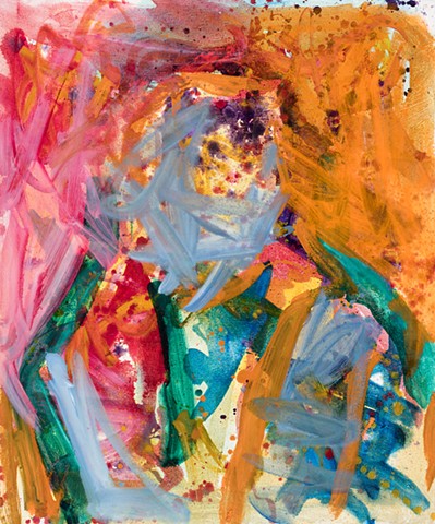 Avedon (maga followers ) 2022 oil on canvas 36in x 30in