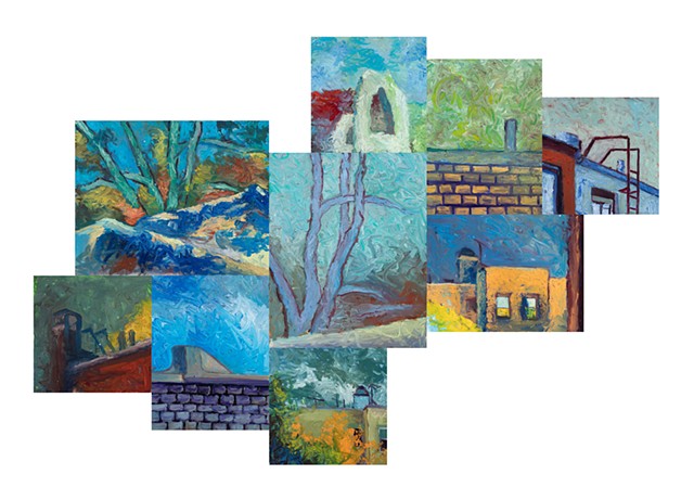 Autumn 1 2001 oil on canvas 66in x 96in