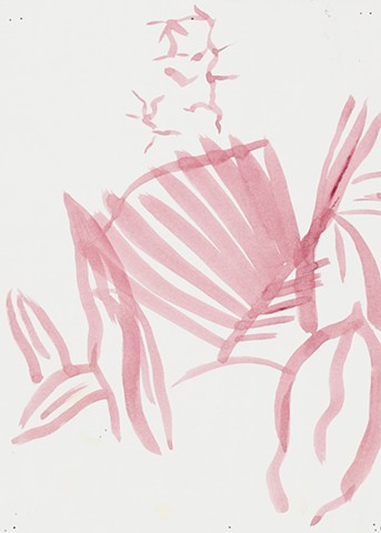 Apartment Study 2000 acrylic on paper 12in x 8.75in