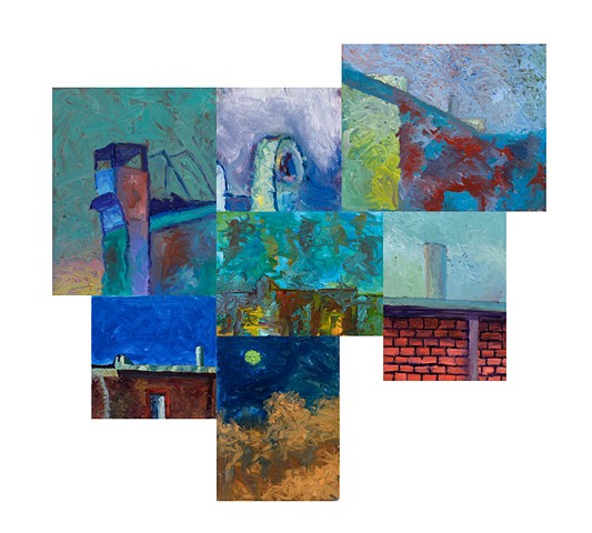 Autumn 2 2001 oil on canvas 66in x 72in 