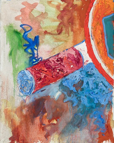 Holocaust museum 2001 oil on canvas 30in x 24in