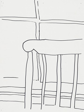  Apartment Study 2000 sharpie on paper 14in x 10.5in