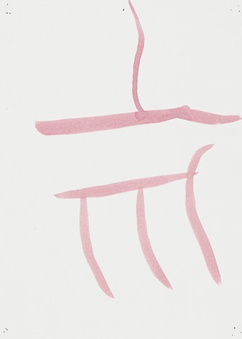 Apartment Study 2000 acrylic on paper 12in x 8.75in