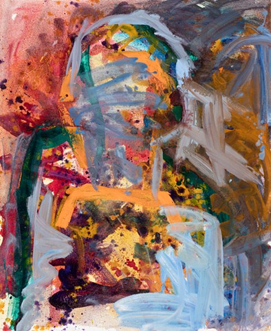 Avedon (maga followers ) 2022 oil on canvas 36in x 30in