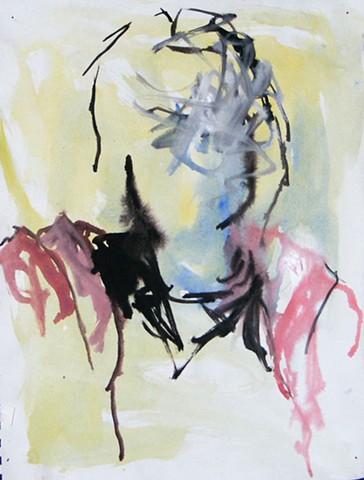 Jodi RC Bottle Cap Bldg Baltimore 2005 ink on paper 14in x 10.5in