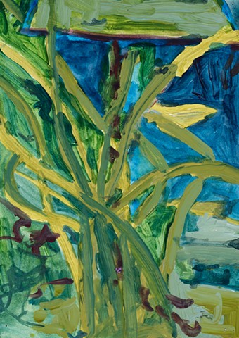  Apartment Study 2000 acrylic on paper 12in x 8.75in