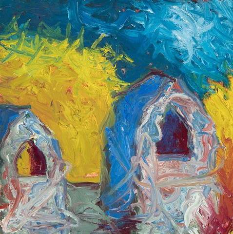 Autumn 3 2001 oil on canvas 18in x 18in