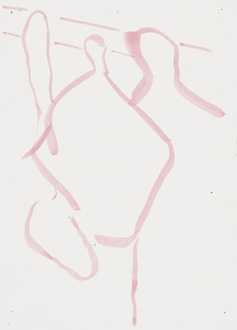  Apartment Study 2000 acrylic on paper 12in x 8.75in