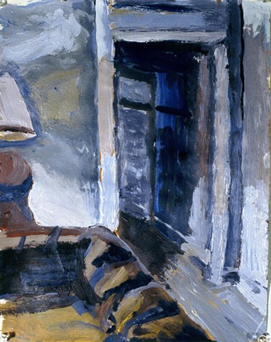 St Paul st. 1994 acrylic on paper 14in x 12in approx