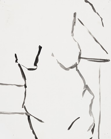 Figure Creative Alliance Baltimore 2002 ink on paper 17in x 13.5in