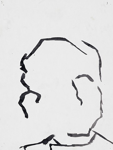 James RC Bottle Cap Bldg Baltimore 2005 ink on paper 14in x 10.5in