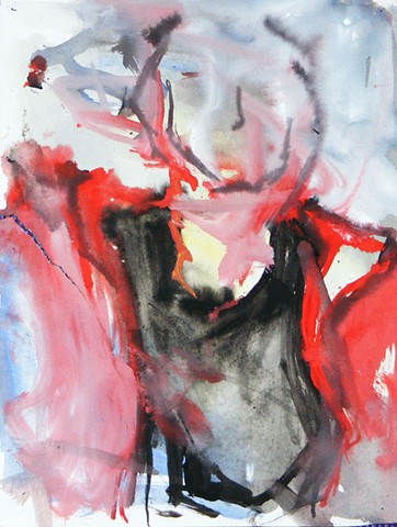 Jodi RC Bottle Cap Bldg Baltimore 2005 ink on paper 14in x 10.5in