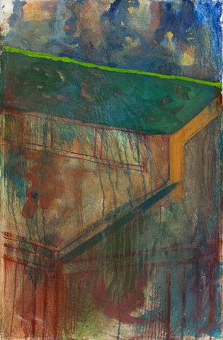 Holocaust museum 2001 oil on canvas 42in x 24in 