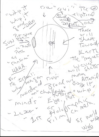Bird map 2009 pen on paper 11.5in x 8in