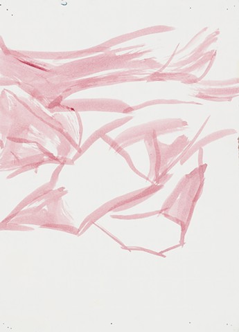 Apartment Study 2000 acrylic on paper 12in x 8.75in