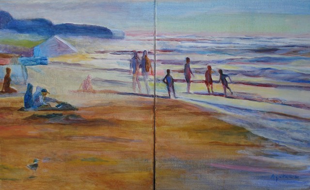 In the Open Air, Ocean (6)  diptych
