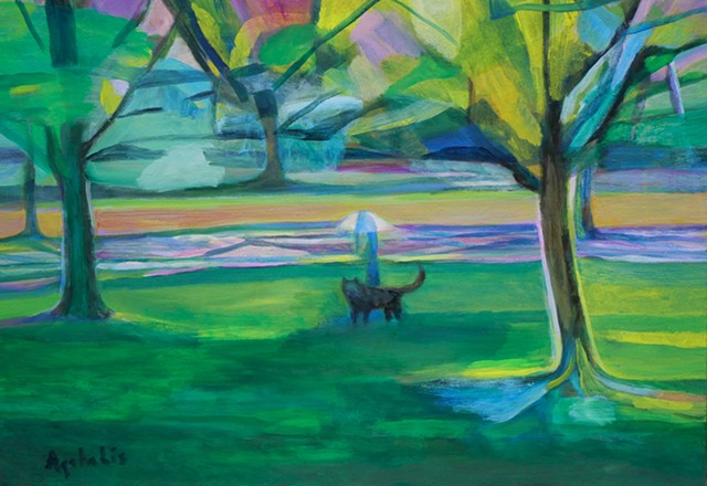 In the open air, parks (5)