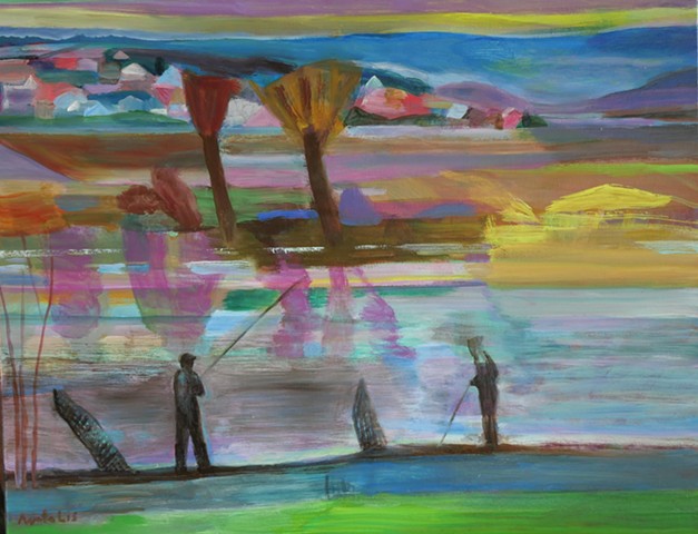 Fishermen on the San River (2)