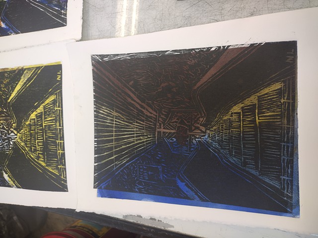 Stairway to Heaven & Hell (Monotype 3)