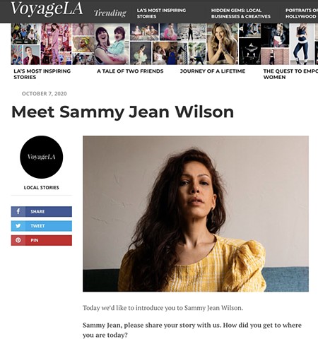 Voyage LA: Meet Sammy Jean Wilson