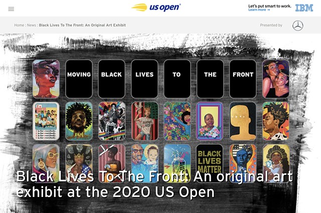 2020 US Open “Black Lives to the Front”