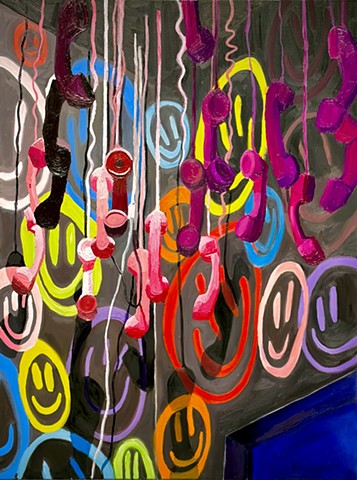 Stop calling. I’m at the club. 