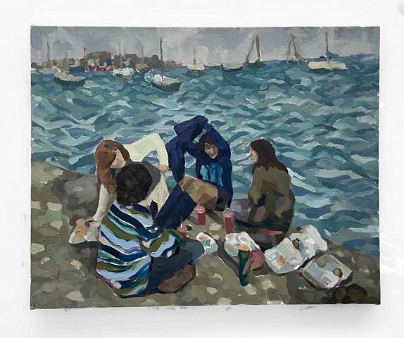down by the lake