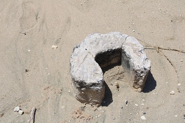 Found Cement Yoke, Loiza, PR