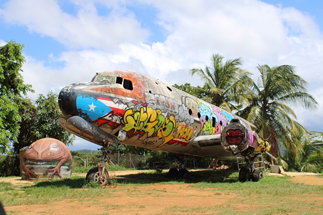 Graffiti Plane, Aguadilla, PR